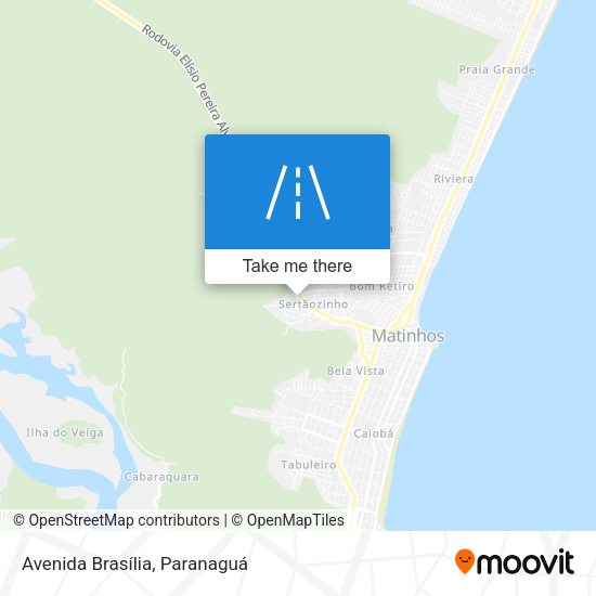 Avenida Brasília map