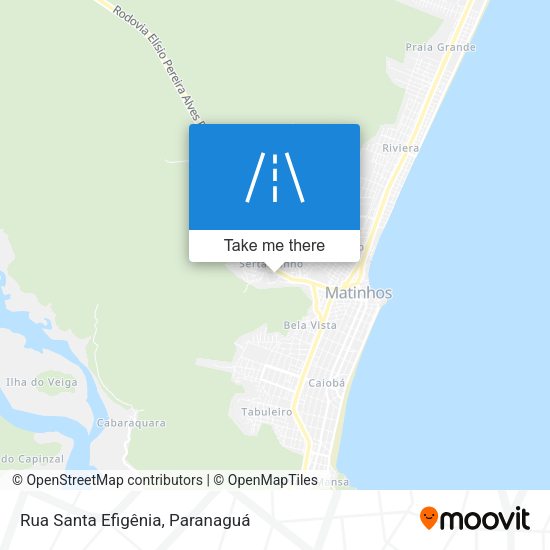 Rua Santa Efigênia map