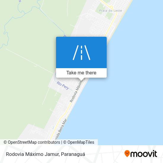 Rodovia Máximo Jamur map