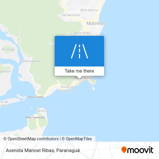 Avenida Manoel Ribas map