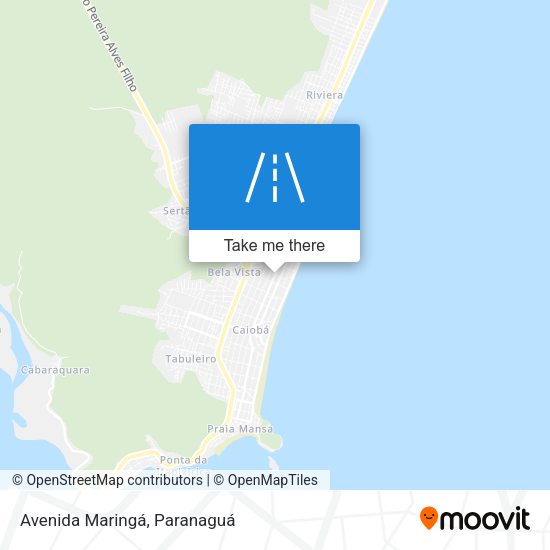 Avenida Maringá map