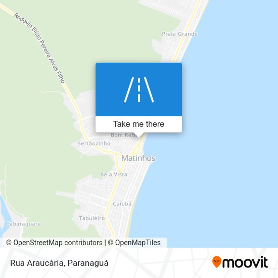 Rua Araucária map