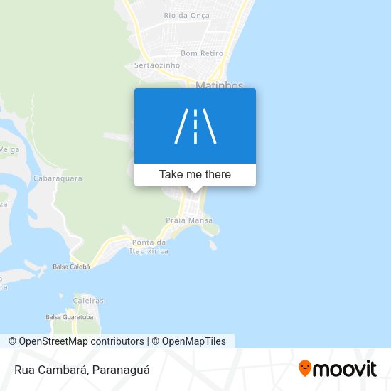 Rua Cambará map