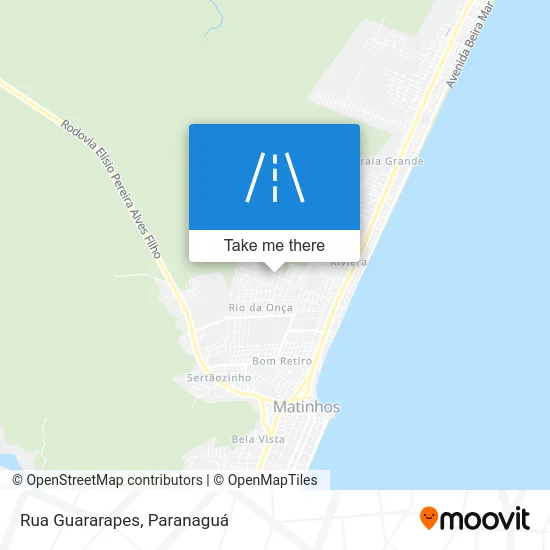 Rua Guararapes map