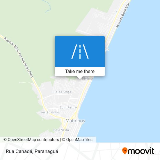 Rua Canadá map
