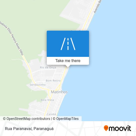 Rua Paranavaí map