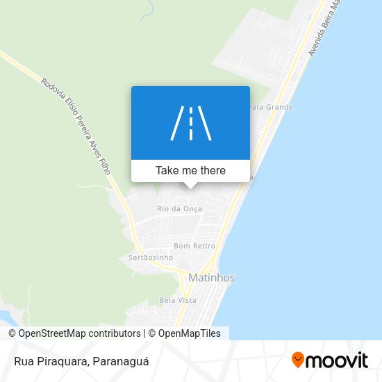 Rua Piraquara map