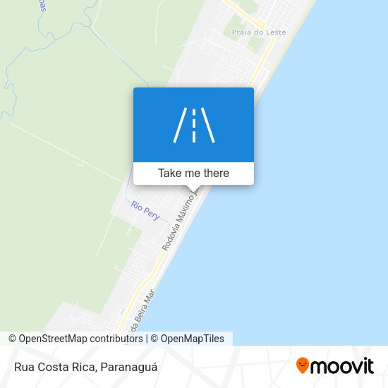 Rua Costa Rica map