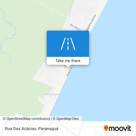 Rua Das Acácias map