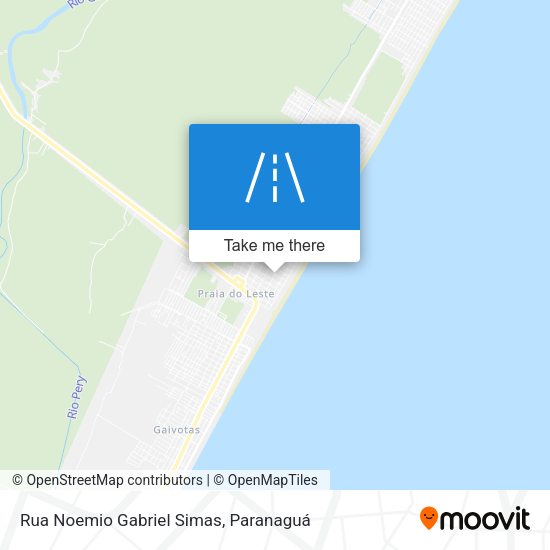 Rua Noemio Gabriel Simas map