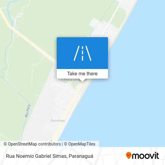 Rua Noemio Gabriel Simas map