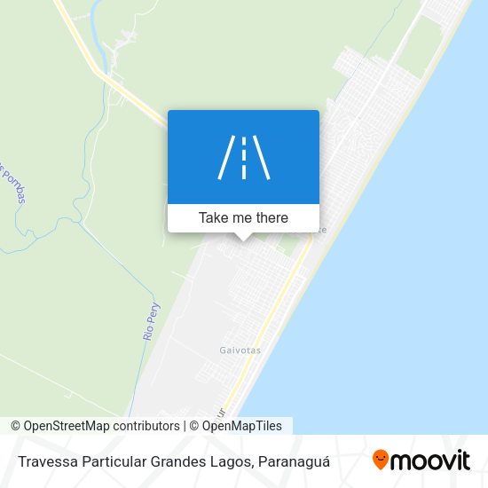 Travessa Particular Grandes Lagos map
