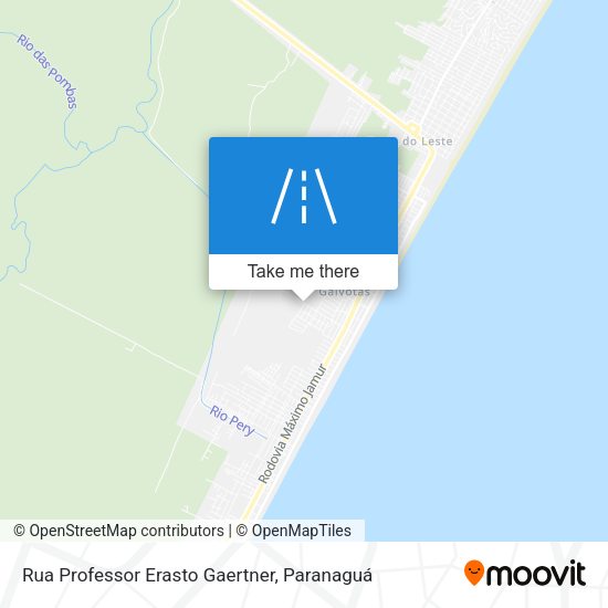 Rua Professor Erasto Gaertner map