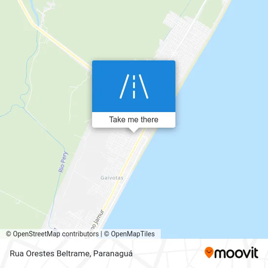 Rua Orestes Beltrame map