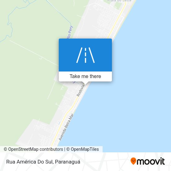 Rua América Do Sul map