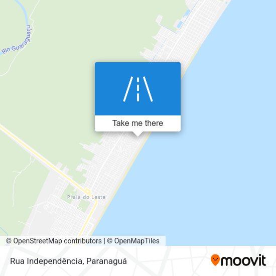 Rua Independência map