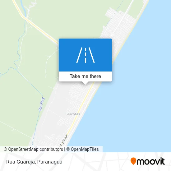 Rua Guaruja map