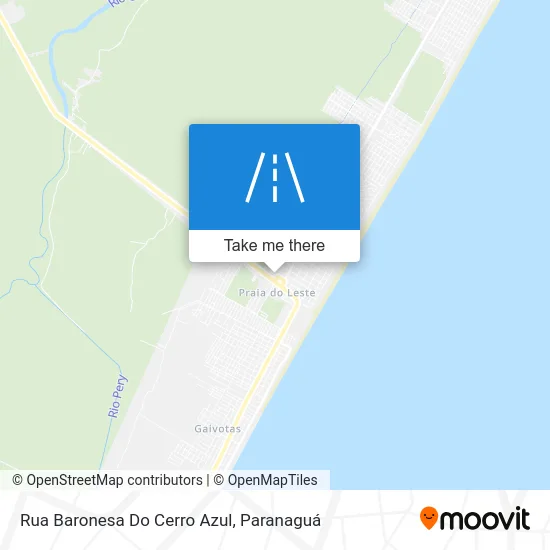 Rua Baronesa Do Cerro Azul map