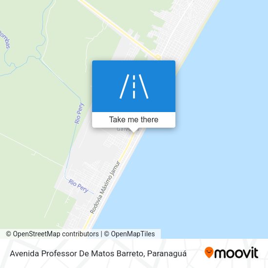 Avenida Professor De Matos Barreto map
