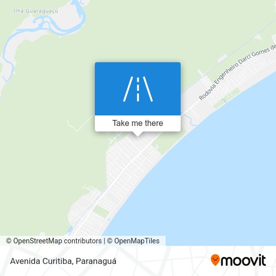 Avenida Curitiba map