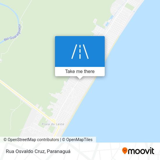 Rua Osvaldo Cruz map