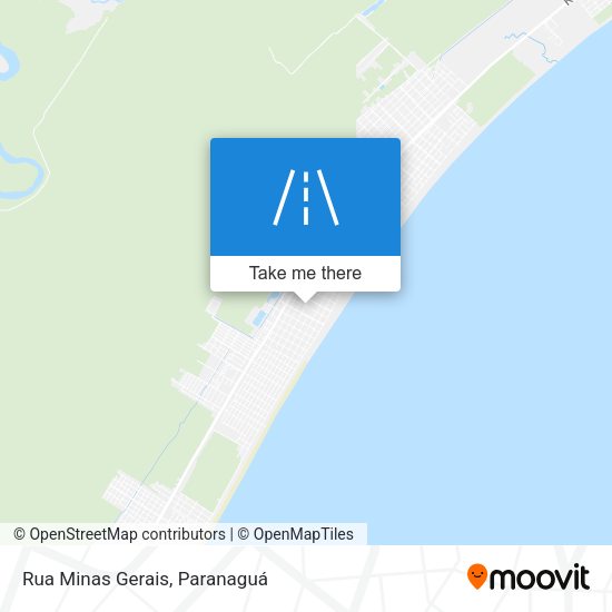 Rua Minas Gerais map