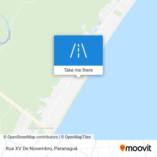 Rua XV De Novembro map