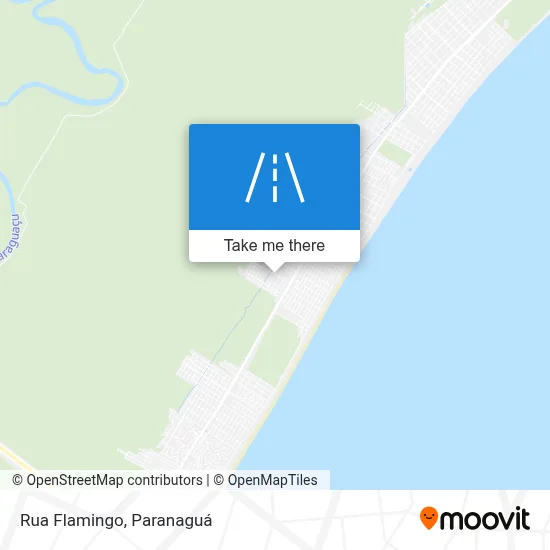Rua Flamingo map