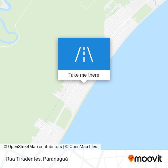 Rua Tiradentes map