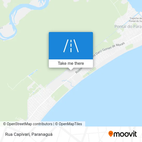 Rua Capivari map