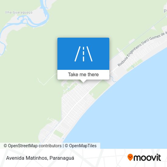 Avenida Matinhos map