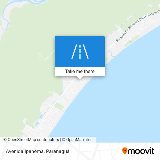 Avenida Ipanema map