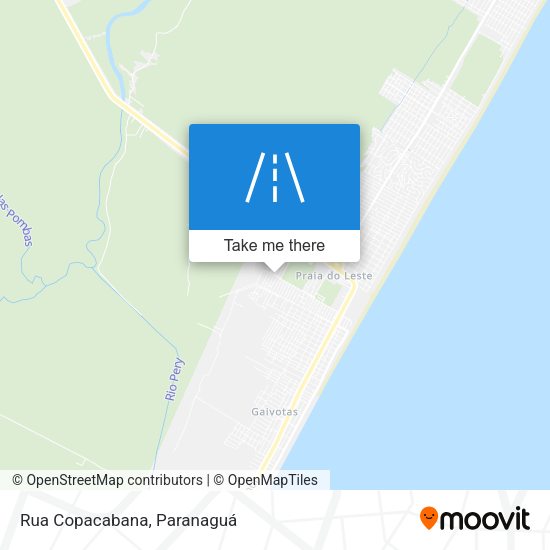 Rua Copacabana map