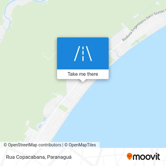 Rua Copacabana map