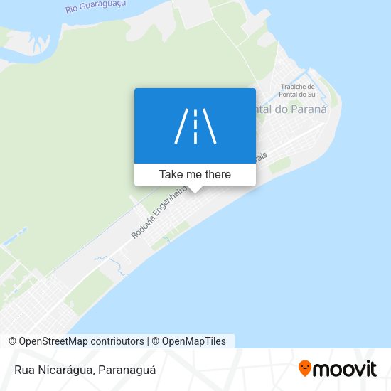 Rua Nicarágua map