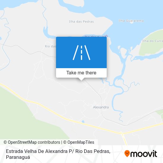Estrada Velha De Alexandra P/ Rio Das Pedras map