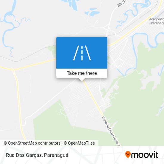 Rua Das Garças map