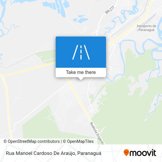 Rua Manoel Cardoso De Araújo map