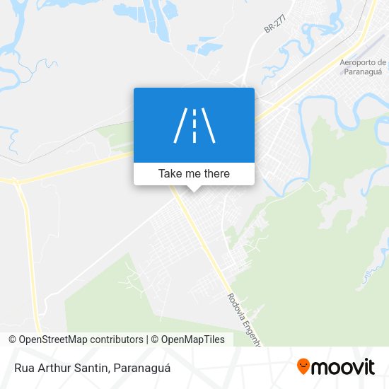 Rua Arthur Santin map