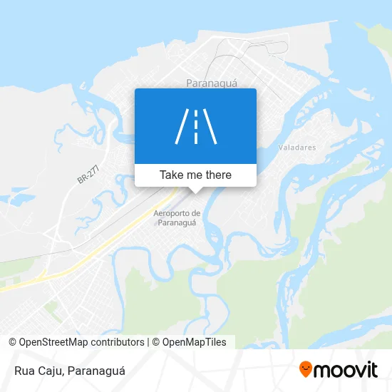 Rua Caju map