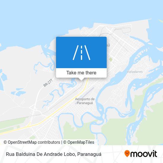 Rua Balduina De Andrade Lobo map