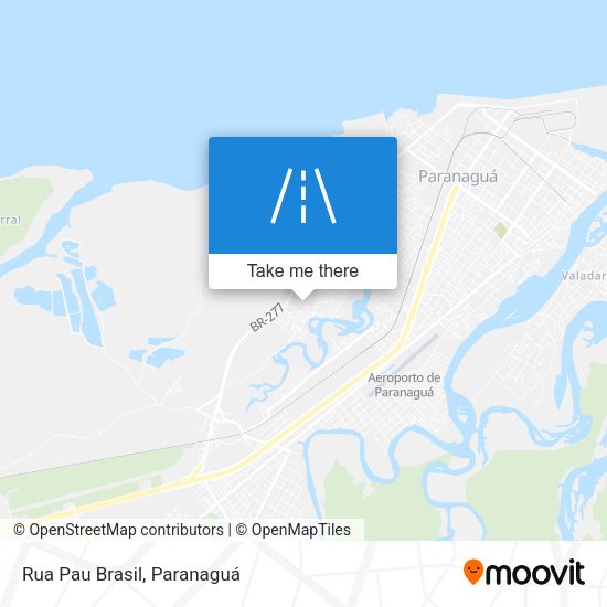 Rua Pau Brasil map