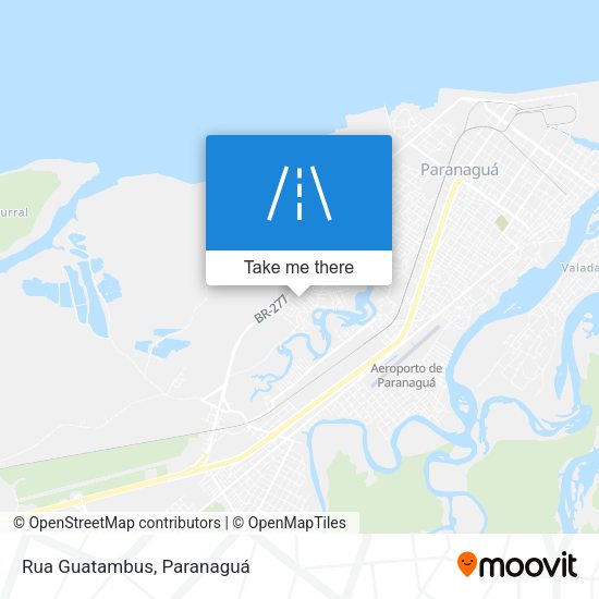 Rua Guatambus map