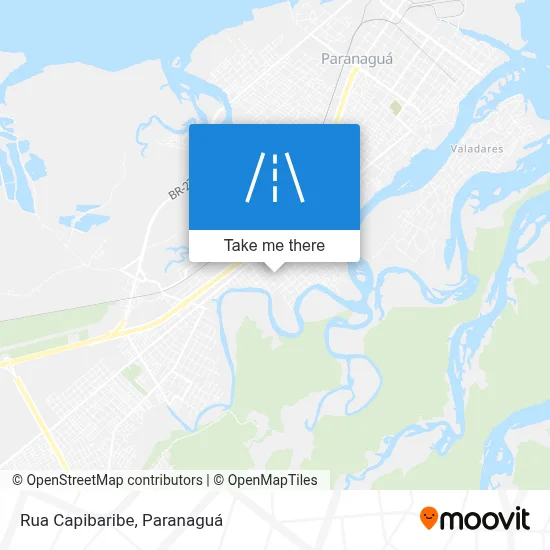 Rua Capibaribe map