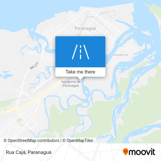 Rua Cajá map