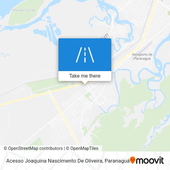 Acesso Joaquina Nascimento De Oliveira map