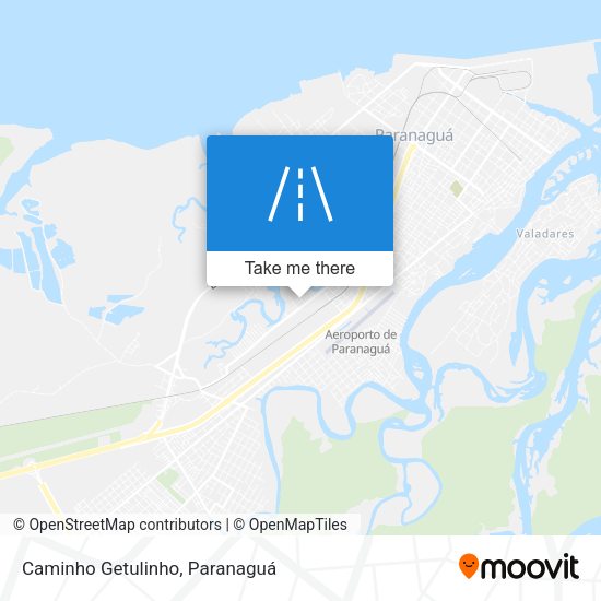 Caminho Getulinho map