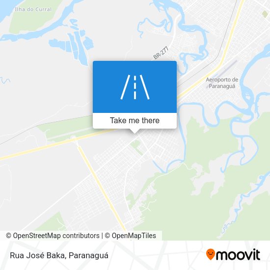 Rua José Baka map