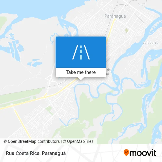 Rua Costa Rica map
