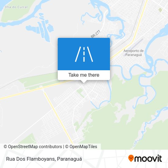 Rua Dos Flamboyans map
